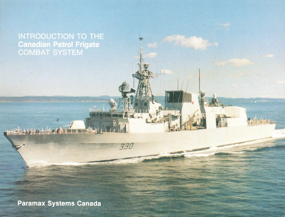 Canadian Patrol Frigate During Sea Trials