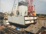 Module for HMCS Calgary in Drydock