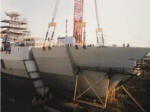 HMCS Calgary begins Construction
