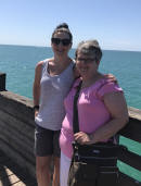 Katie and Josie on Pier