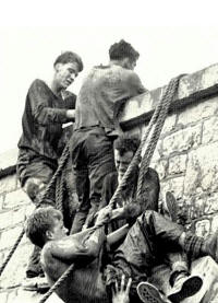 1976 Recruits Tackle the Recruit Obstacle Course at Royal Military College