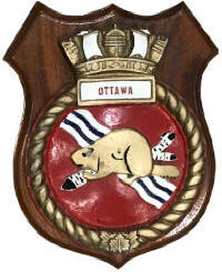 HMCS Ottawa Ship's Plaque